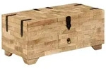 Couchtisch Massivholz Mango 80x40x35 Cm Vidaxl