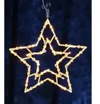 Spetebo - Xxl Led Weihnachts Fenster Silhouette - Stern - Deko Fensterbild...