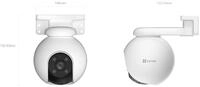 Wifi Kamera Max 6w H8 Pro 2304x1296p - 303102525 - Ezviz