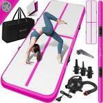 Turnmatte Aufblasbar Airtrack Fitness-matte Gymnastikmatte 3/4/5/6m Inkl. Tragetasche