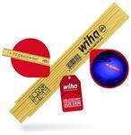 Gliederma&szlig;stab Longlife&reg; 2 M Metrisch, 10 Glieder (27058) Gelb - Wiha