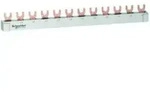 Schneider Electric - R9xfh312 Phasenschiene Lichtgrau (ral 7035) 63 A 500 V