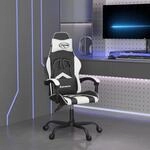 Gaming-stuhl Schwarz Und Wei&szlig; Kunstleder Vidaxl