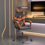Gaming-stuhl Schwarz Und Orange Kunstleder Vidaxl