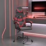 Gaming-stuhl Schwarz Und Weinrot Kunstleder Vidaxl