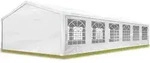 Partyzelt Pavillon 6x12 M In Wei&szlig; Pe Plane 350 N Wasserdicht Uv Schutz Festzelt