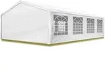 Partyzelt Pavillon 5x8 M In Wei&szlig; Pe Plane 350 N Wasserdicht Uv Schutz Festzelt