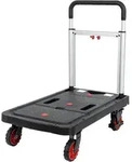 Plattformwagen, Rollwagen, Vollst&auml;ndig Klappbar, Tragkraft 137 Kg, 680 X 410 X