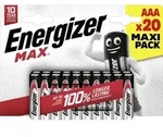 Energizer - Max Micro (aaa)-batterie Alkali-mangan 1.5 V 20 St.