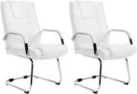2er Set St&uuml;hle Attila Wei&szlig;