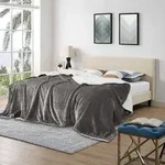 Kuscheldecke Flauschige Sherpa Wolldecke, Super Dicke Warme Fleecedecke Als...
