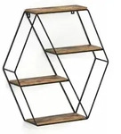 Wandregal Fyrk, Antikholz, 51 X 52 Cm Eckform Vicco