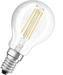 Osram - Filament Led Lampe Mit E14 Sockel, Tropfenform, Warmweiss (2700k), 5,50w,