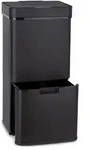 Klarstein - Royal Trash Matte Black Sensor-m&uuml;lleimer 72 Liter Edelstahl