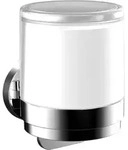 Emco - Round Fl&uuml;ssigseifenspender, Einhandbedienung, Kristallglas