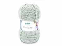 Gründl - Wolle Shetland 100 g moos melange 100 g Handarbeit