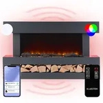 Klarstein - Studio Light & Fire 3 Smart Kamin 1000/2000w Mdf Wifi-steuerung