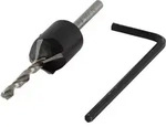 Vorbohrer Mit Senker 2498000 &Oslash; 3,2 - 12 Mm Rundschaft Metallbohrer - Wolfcraft