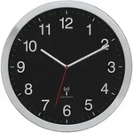 Tfa - Dostmann 60.3545.01 Funk Wanduhr 400 Mm X 50 Mm X 400 Mm Silber Gro&szlig;es Display