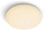 Beleuchtung - Led-deckenleuchte, Durchmesser 25 Cm, 2700 K, 6 W, Mit Sensor, Wei&szlig;