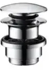 Axor Ablaufventil, Push-open, Mit &Uuml;berlaufloch, - Hansgrohe