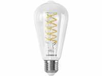 Smart+ wifi LED-Lampe, Weißglas, 8W, 806lm, Edison-Form mit 64mm Durchmesser &