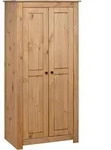 Vidaxl Wardrobe 80x50x171,5 Cm Solid Pine Panama Range