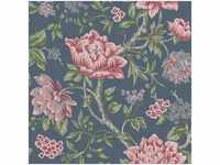 Tapestry Floral Dark Seaspray Vliestapete - 10mx52cm - Dark Seaspray - Laura Ashley