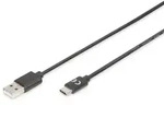 Usb-kabel Usb 2.0 Usb-c&reg; Stecker, Usb-a Stecker 1.80 M Schwarz Geschirmt