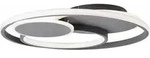 Runda Led Deckenleuchte 50cm Dunkelgrau Matt 1x Led Integriert, 43w Led Integriert,