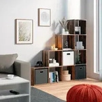 Vicco - Treppenregal , Antikholz, 142.5 X 140 Cm