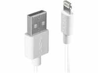 USB-Kabel usb 2.0 usb-a Stecker, Apple Lightning Stecker 2.00 m Weiß 31327 -...