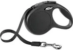 Flexi - Hundeleine New Classic Xs Schwarz, Gurt Automatikleine