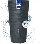 Garantia - Natura 2in1 Regenspeicher 210 Liter Graphite Grey Inkl. Pflanzschale
