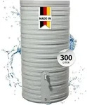 Graf Otto - Garantia Nordic Regenspeicher 300 Liter Steingrau Inkl. Deckel