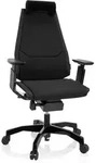 B&uuml;rostuhl / Drehstuhl Genidia Black Stoff Schwarz Hjh Office