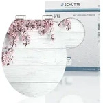 Sch&uuml;tte - Mdf Hg Wc-sitz Flowers And Wood, Mit Absenkautomatik