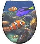 Duroplast Wc-sitz Sea Life, Mi T Absenkautomatik Und Schnellv