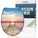Sch&uuml;tte - Duroplast Wc-sitz Sunset Sky, Mit Absenkautomatik Und Schnellverschluss
