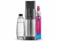 SodaStream Wassersprudler Duo Titan Starter-Set - inkl. Glasflasche, CO₂-Zylinder