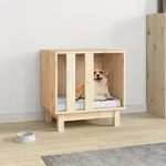 Vidaxl Hundeh&uuml;tte 50x40x52 Cm Massivholz Kiefer