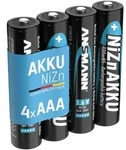 Ansmann - Micro Nizn Akku Aaa 1,6v 550mwh, Wiederaufladbare Batterien - 4 St&uuml;ck