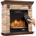 Elektrokamin Standkamin - Kamin Elektrisch Mit Led 3d-flammeneffekt Mit Heizung