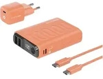 Realpower - Pb-10000 Power Pack Powerbank 10000 Mah Li-ion Usb, Usb-c&reg; Orange