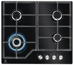 Electrolux - Gaskochfeld 59 Cm 4 Brenner Schwarz Kgg64362k