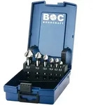 Bohrcraft - Kegelsenker-satz Din335c Z=3 90 Grad Hss 6-teilig I.kunststoffkassette