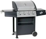 Trendline - Gasgrill Cordoba 410 4 Edelstahlbrenner Grillwagen Grillstation