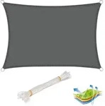 Woltu Sonnensegel Rechteck Wasserabweisend Sonnenschutz Polyester Windschutz Mit Uv