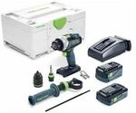 Akku-bohrschrauber Quadrive Tdc 18/4 5,0/4,0 I-plus - Festool