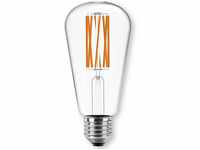 LED-Filament-Lampe, ST64, E27, eek: a, 3,8W, 806lm, 3000K - Blulaxa